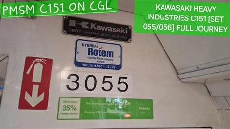 Pmsm On Cgl Smrt Trains Kawasaki Heavy Industries C Set