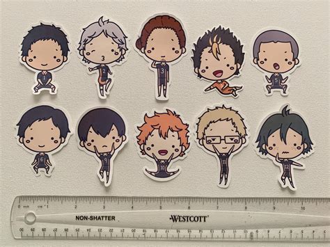 Haikyuu Stickers Are For Sale One Pack Contains The Main Karasuno