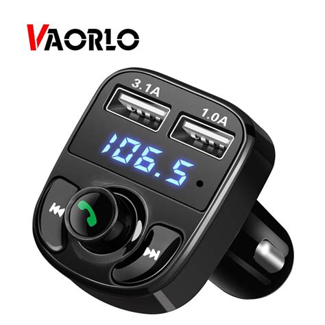 VAORLO Bluetooth Ara Kiti Fm Verici MP3 Alar Handsfree A R H Zl Arj 3 0