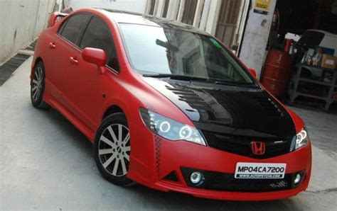 Great Car Customisation And Mods By Autopsyeche Delhi On Honda Civic