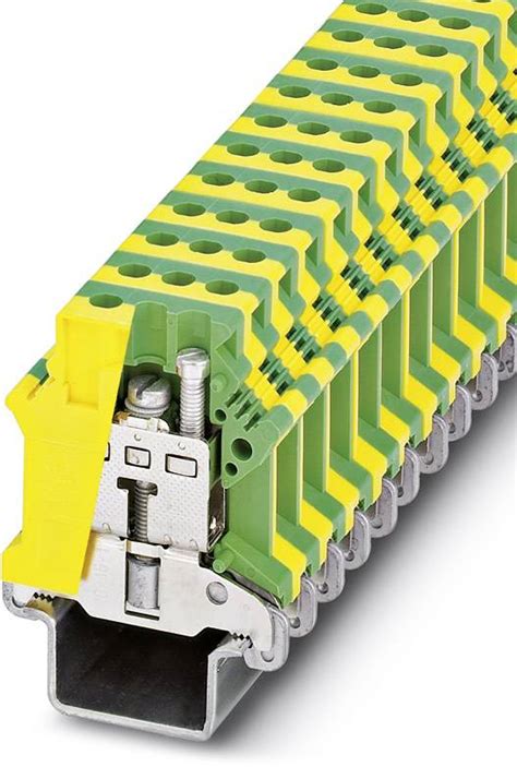 Ground Modular Terminal Block USLKG 16 N 1 0443036 Phoenix Contact