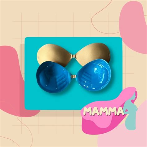Mamma Adhesive Reusable Push Up Bra NUDE Shopee Malaysia
