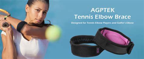 Agptek Elbow Brace For Tendonitis And Tennis Elbow Pack Tennis