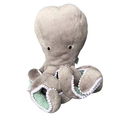 JELLYCAT INKY OCTOPUS Soft Plush Toy Sea Life Creature Comforter Grey