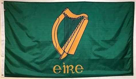 Irish Eire Harp Flag : 3'x5' Screen-printed Flag | Etsy