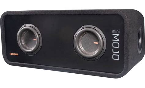 Memphis Audio Mjme D Mojo Mini Series Ported Enclosure With Two