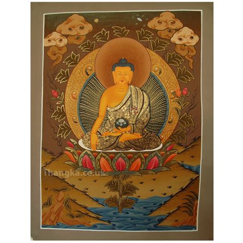 Buddha Sakyamuni Thangka Painting Tibet Enterprise