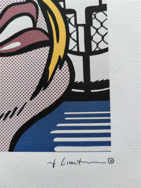 Roy Lichtenstein D Après Impression Offset Art Moderne Plazzart