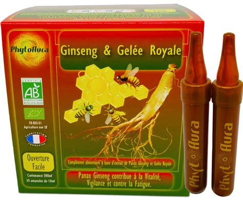 Ginseng Gel E Royale Ampoules Phytoaura Phytoaura