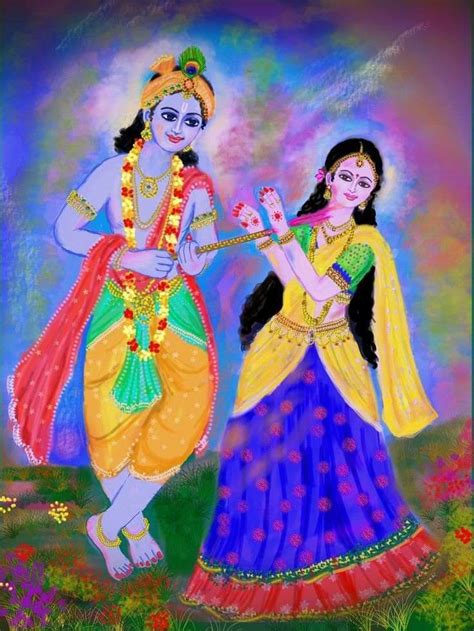 Pin By Saikumar On Holi With Krishna Krishna Radha Painting Radha