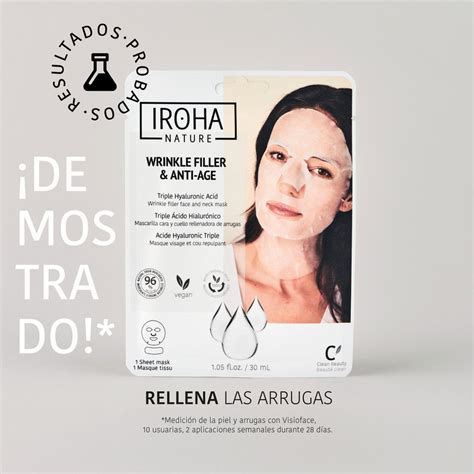 Mascarilla Facial Rellenadora De Arrugas Unidad Iroha Nature