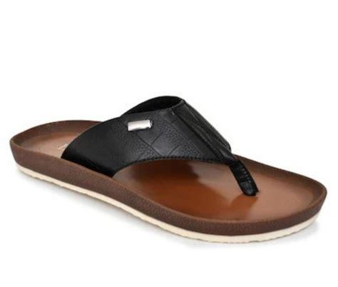 Black And Brown Men Pvc Casual Wear Slipper At Rs Pair In Agra Id