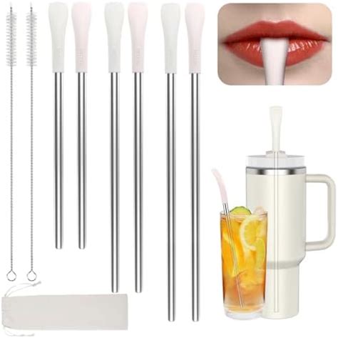 Amazon Lipzi Anti Wrinkle Straw Glass Anti Wrinkle Drinking