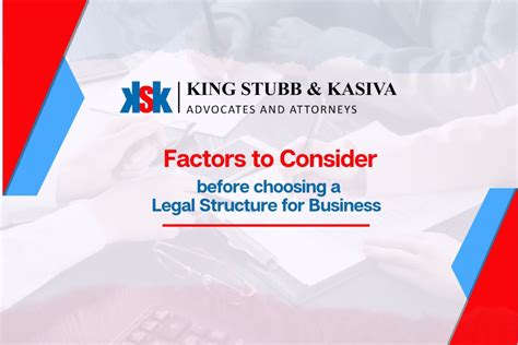 Factors To Consider Before Choosing A Legal Structure For Business