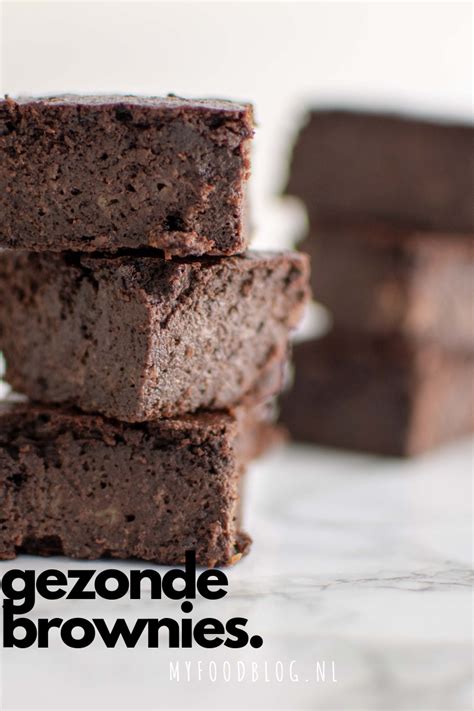 Gezonde Brownies Met Banaan My Food Blog Gezonde Brownies Gezonde