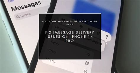 Fixing Imessage Stuck On Not Delivered On Your Iphone 14 Pro