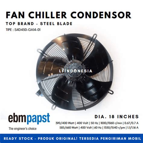 Jual Cooling Exhaust Fan Kipas Chiller Condensor Ebm S D Ga