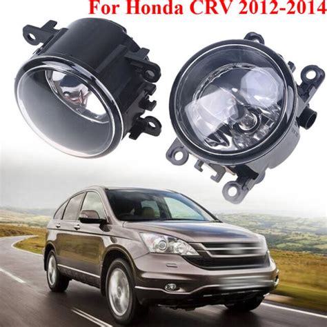 2PCS Car Front Left Right Fog Lamp Light Cover Fit For Honda CRV 2012