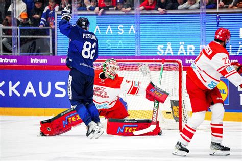 Finlands Verdensmestre Sl R Danmark I Vm Test P Isen Bt Ishockey