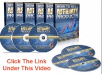 Discover How To Sell Affiliate Products With This Free Part Video