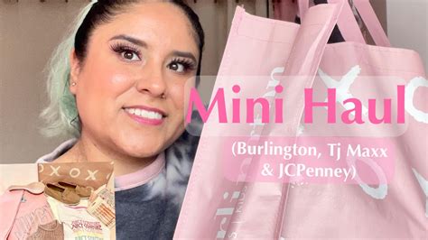 Mini Haul Burlington Tj Maxx Jcpenney Youtube