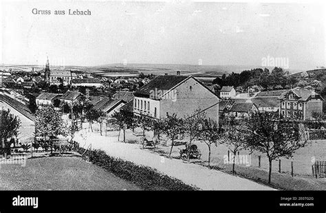 Lebach vor 1907 Stock Photo - Alamy