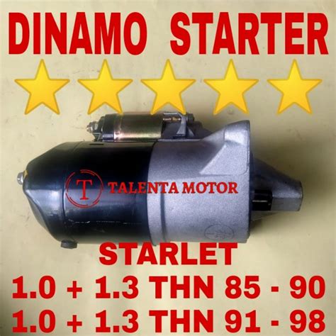 Jual Bergaransi Dinamo Starter Toyota Starlet Dan Ep Ep