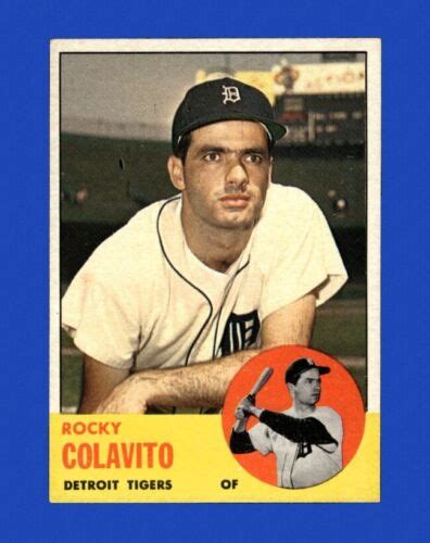 Topps Set Break Rocky Colavito Vg Vgex Gmcards Ebay