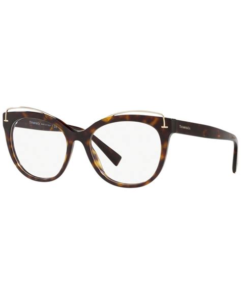 Tiffany And Co Tf2166 Tiffany T Women S Cat Eye Eyeglasses Macy S Tiffany T Tiffany And Co