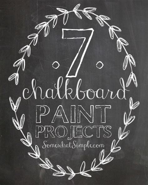 Chalkboard Paint Projects