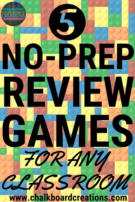 5 No-Prep Review Games for Any Classroom and Any Subject