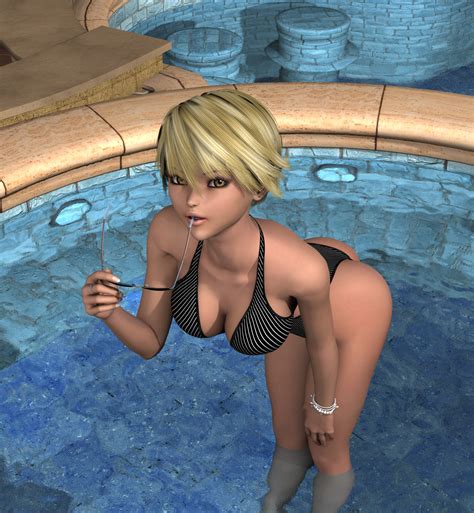 At The Pool By Zafo Hentai Foundry