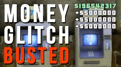 Get 5 000 000 In 5 Minutes Gta 5 Atm Solo Money Glitch Ps4 Xbox Pc Busted Youtube