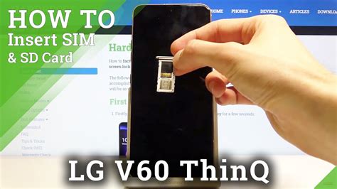 How To Insert Nano Sim Micro Sd In Lg V Thinq G Sim Sd