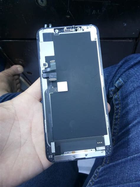 Lcd Original Cabutan Iphone 11 Pro Max Retak Touchscreen Layar Bening