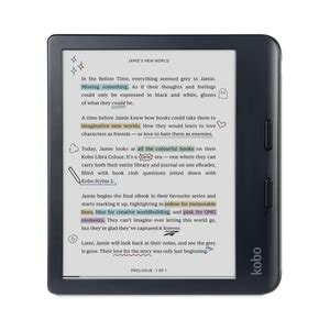 Kobo Libra Colour Ereader Black By Kobo Inch E Ink Kaleidotm