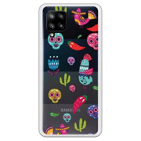 Funda Original Compatible Con Samsung A42 5g Patron Calaveras Con