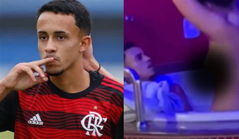 Matheus Gonçalves do Flamengo é flagrado em motel amante