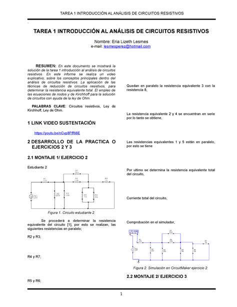 Tarea 1 Erika Lesmes fisica general ejercicios TAREA 1 INTRODUCCIÓN