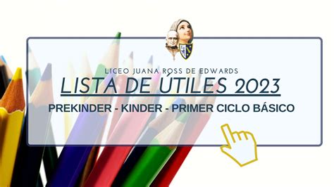 Informaci N Sobre Las Listas De Tiles Y Fechas De Entrega Liceo