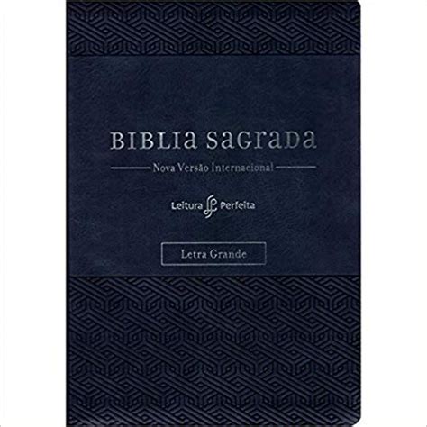 B Blia Sagrada Letra Grande Capa Azul Thomas Nelson B Blia Vitrola