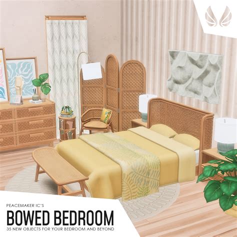 Bowed Bedroom Screenshots The Sims 4 Build Buy Curseforge