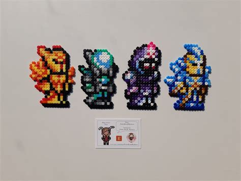 Terraria Armor Solar Flare Vortex Nebula Stardust Perler Beads Etsy