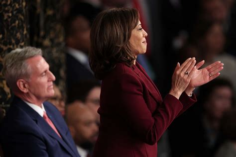 Harris Says Biden Showed Bipartisanship Despite Gop Heckling Abc News