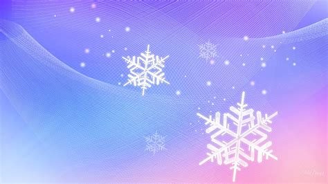 Snowflake Desktop Wallpaper Pink