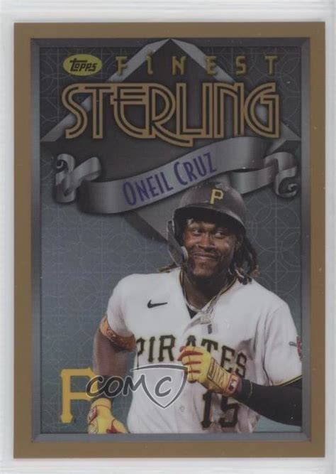 2023 Topps Finest Flashbacks Finest Sterling Refractor Oneil Cruz 100