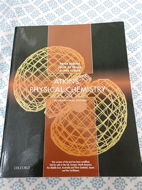 物理化學 Atkins Physical Chemistry 11 e 書籍休閒與玩具 書本及雜誌 教科書參考書在旋轉拍賣