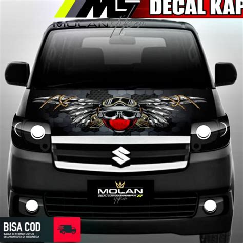 Jual Um Decal Sticker Striping Variasi Kap Kabin Suzuki Apv Decal