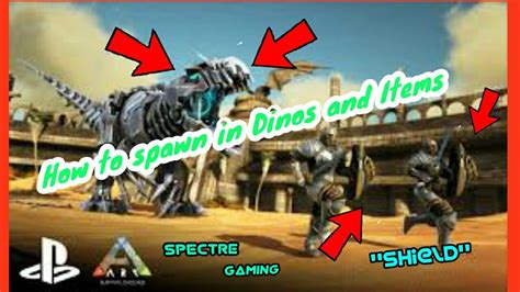 Ark Survival Evolved How To Spawn Dinos Tamed And Untamed And