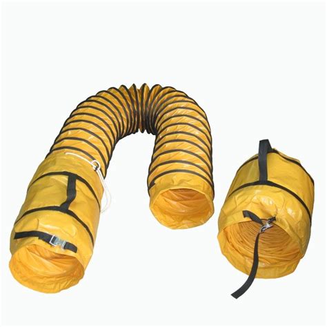 Heavy Duty Flexible Ventilation Hose Pvc Coated Fabric Dfv